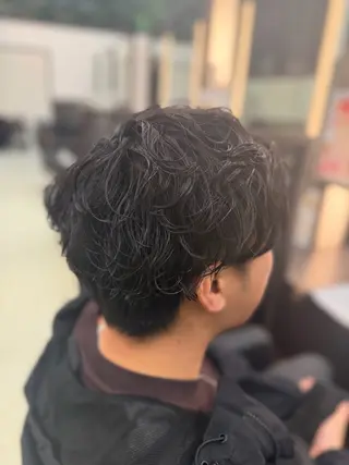 パーマ メンズ 池田 朱李のヘアスタイル