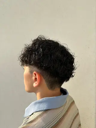 パーマ メンズ 茂木 理紗のヘアスタイル