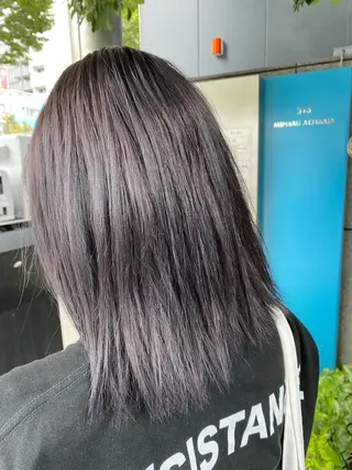 ミディアム カラー ✨髪質改善 縮毛矯正 艶髪 立川 コウキ✨のヘアスタイル