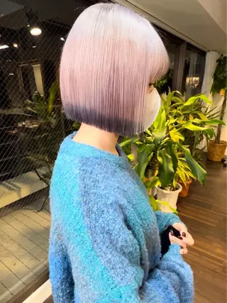 ショート カラー 🧡色落ちまで2度綺 麗なカラー🧡ヨシキのヘアスタイル