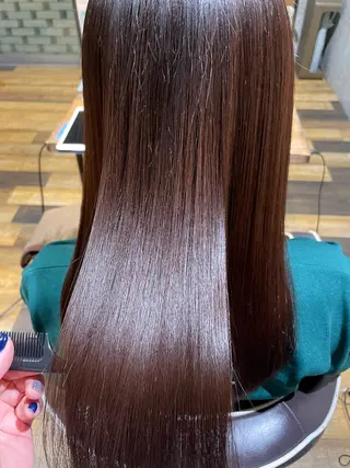 ロング カラー 大 場のヘアスタイル