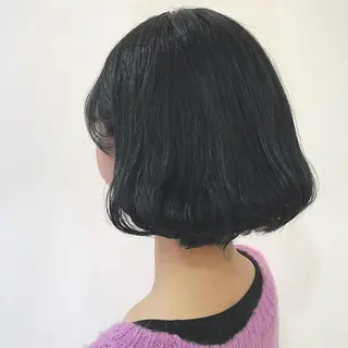 ショート カラー AMI ウルフパーマ/メンズのヘアスタイル