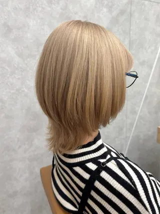 ミディアム カラー けー すけのヘアスタイル