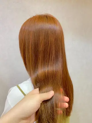 カラー ボブ／レイヤー／髪質 改善/縮毛矯正／銀座のヘアスタイル