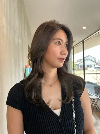 ロング くろだ まみのヘアスタイル