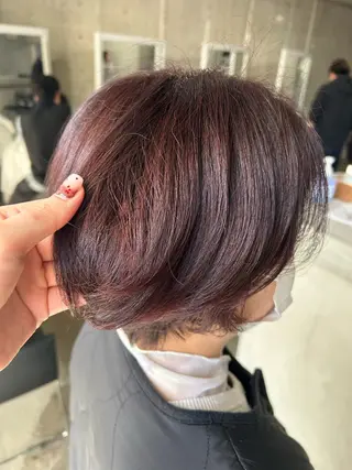 ショート カラー 凸凹 art所属・成田 有沙のヘアスタイル
