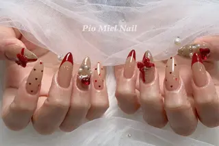 ネイル HANA 長さだしのネイルデザイン