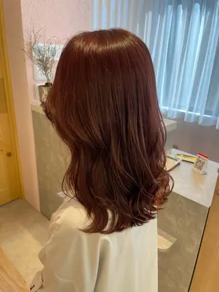 セミロング カラー belta.🌱 安藝夏花🌻のヘアスタイル