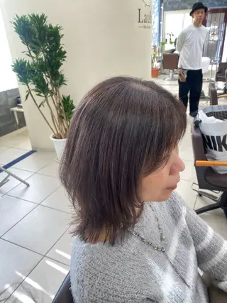 セミロング カラー 🪼かえで🪼臼井 髪質改善/縮毛矯正のヘアスタイル