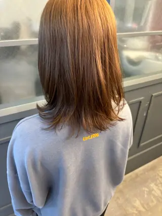 ミディアム SHOTA ハイライト/パーマのヘアスタイル