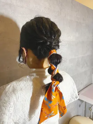 ヘアアレンジ 清川 椿咲のネイルデザイン