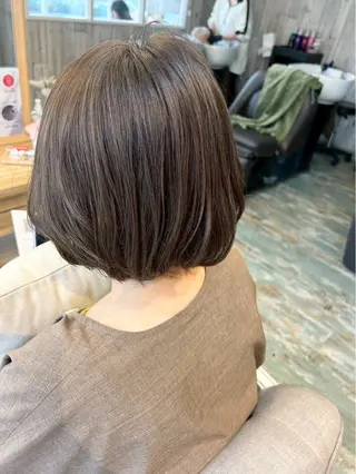 カラー ショート/ボブ️🩵 似合わせ 武田藍花のヘアスタイル