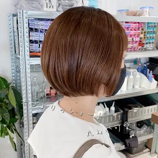 ショート ✨圧倒的満足度◎ 小顔美人ショート✨佃のヘアスタイル