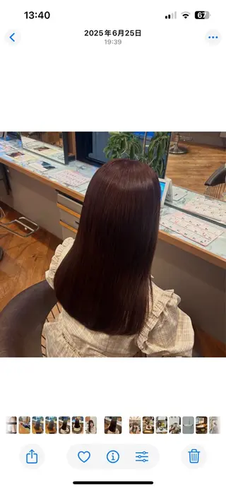 ロング カラー 梅田/カラーモデル/ midukiのヘアスタイル