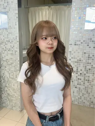 カラー ハイトーン/くすみ カラー seina★のヘアスタイル