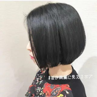 ショート ショート/ボブ/ 白髪ぼかし/しんやのヘアスタイル