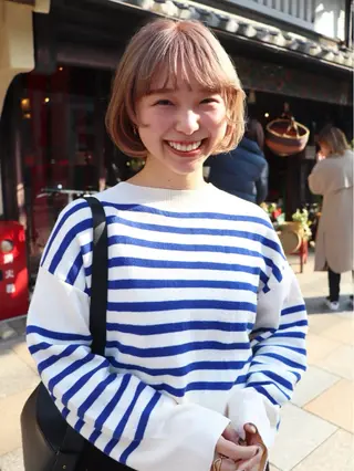 ショート カラー hakubo-薄暮-所属・江草　真美果 hakuboのヘアスタイル