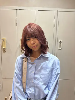 ミディアム 🧸似合わせデザイン ほそいけいこ🧸のヘアスタイル