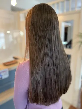 ロング メンズカット/透明感 カラー/河端悠花のヘアスタイル