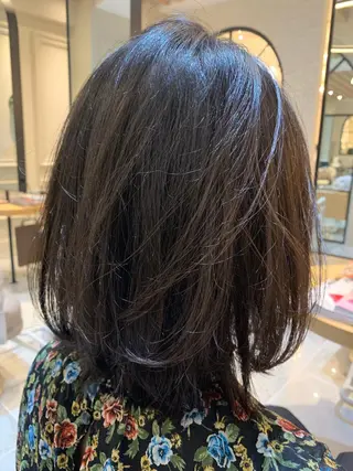 ミディアム カラー 新宿/美髪矯正 髪質改善/韓国風山本のヘアスタイル