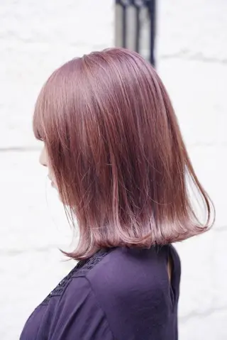 ミディアム カラー 🎀 ひ な 🎀のヘアスタイル