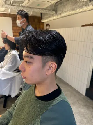 メンズ 銀座骨格診断似合わせ 美容師中島年紀のヘアスタイル