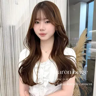 ロング カラー ParveMix￤ 大賀さつき🍨🤍のヘアスタイル