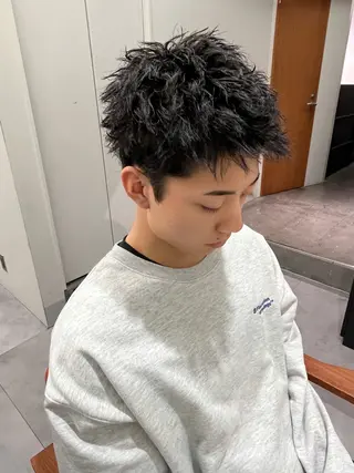 ショート パーマ メンズ 【メンズ特化】 メンズパーマ/雄斗のヘアスタイル