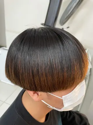 ショート カラー パーマ ヘアアレンジ メンズ キッズ SHUN メンズパーマのヘアスタイル