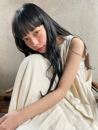 ロング カラー パーマ 原宿/ケパーマ 🧺ユウマのヘアスタイル