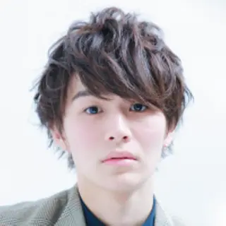 ミディアム パーマ 北脇 健治のヘアスタイル