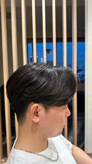 パーマ メンズ 【メンズパーマ】比嘉 啓人のヘアスタイル