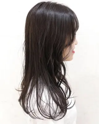 ロング カラー 斉藤 貴也のヘアスタイル