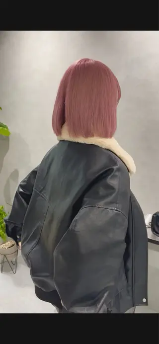 ショート カラー 暖色ハイトーン特化 🥇Mioのヘアスタイル