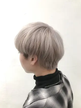 ショート カラー メンズ 特別モデル価格 タカシマイッセイのヘアスタイル