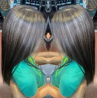 ミディアム カラー デザインカラー/ ブリーチ/コーンロウのヘアスタイル