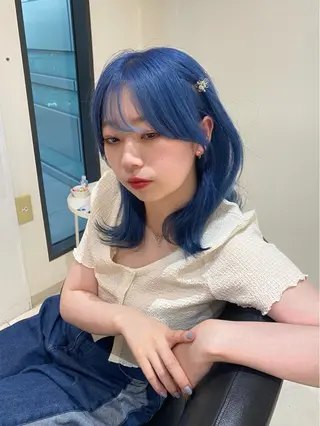 ミディアム カラー mai / linoah˚✧のヘアスタイル