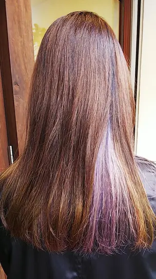 カラー 髪質改善＆白髪ぼかし カラー♡店長みやけ♡のヘアスタイル