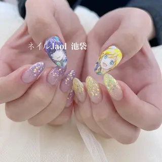 ミディアム nail jaol池袋店所属・ネイルJaol 池袋のネイルデザイン