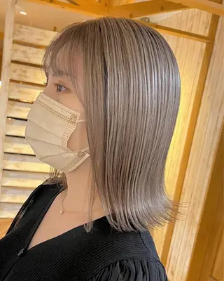 ミディアム カラー hair salon Ranun髪質改善のヘアスタイル