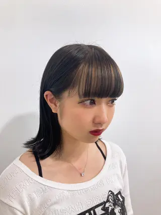 ミディアム MiRI💜地毛級 エクステ✖似合わせ技のヘアスタイル