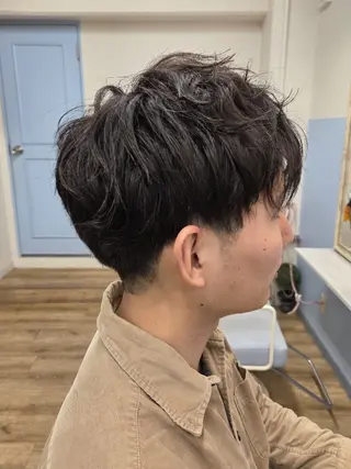 ショート パーマ のむら りさのヘアスタイル