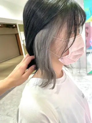 ミディアム 💍大人デザイン /ハイトーン♡リクトのヘアスタイル
