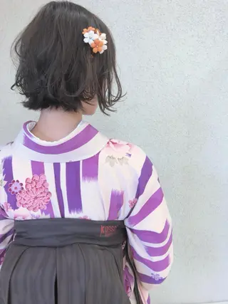 ショート ヘアアレンジ 松下 由恵のヘアスタイル