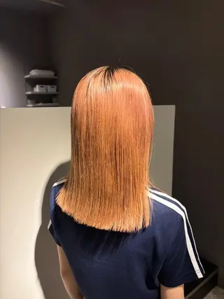 セミロング S.COEUR×Cu 枚方T-SITE店所属・枚方/ブリーチモデル /パーマモデル募集のヘアスタイル