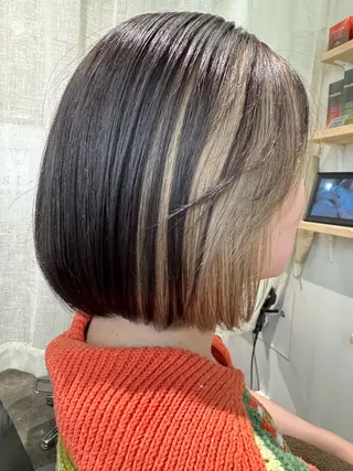 ショート カラー ayaka 髪質改善/レイヤーのヘアスタイル