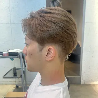 カラー メンズ ハイトーン/パーマ/ メンズ / 櫻本🌐のヘアスタイル