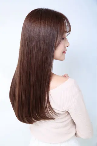 ロング 前山未依亜 マエヤマミイアのヘアスタイル