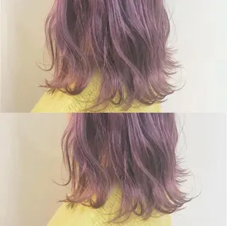 ミディアム カラー ヘアアレンジ marbles〻 chiharuのヘアスタイル