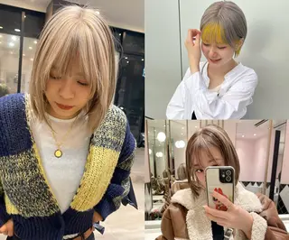 セミロング 💎【髪質改善カラー 艶髪×縮毛矯正】💎のヘアスタイル